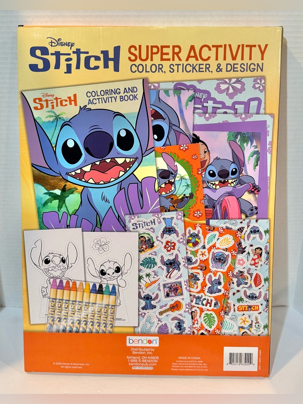 Disney Stitch Super Activity Set Brand New - Picture 5 of 5